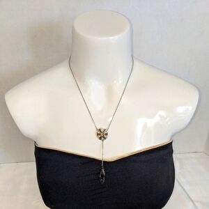 Laundry By Shelli Segal Crystal Y Shaped Pendant Necklace